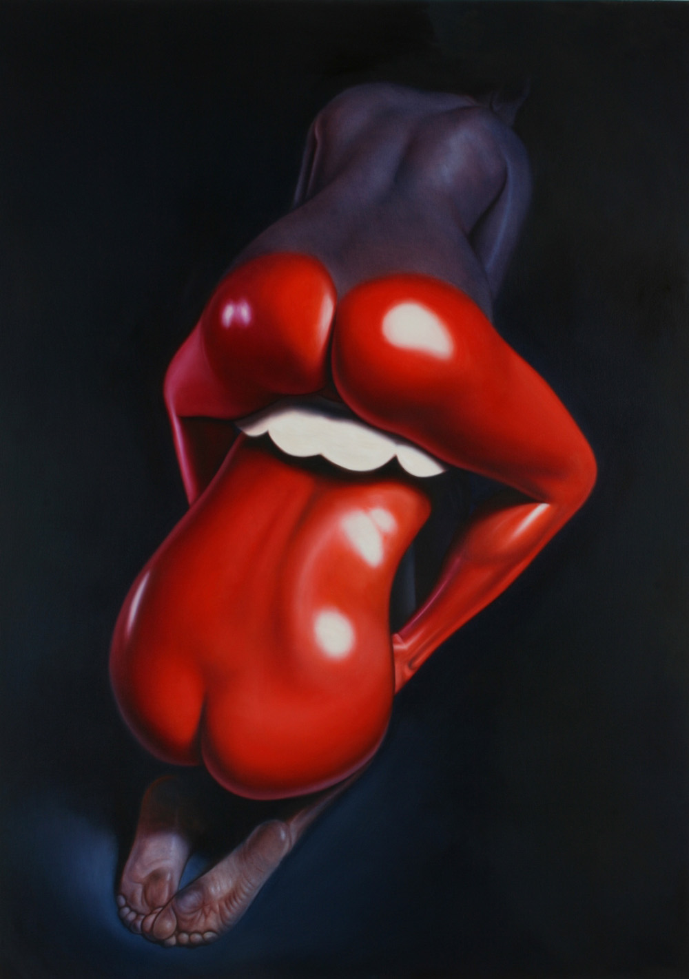 Ron English - Lady Lips