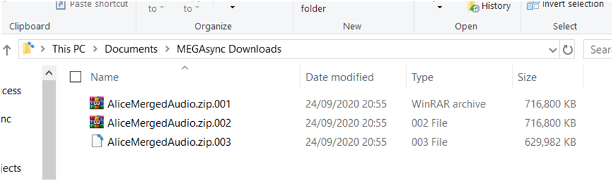 Example of how it is downloading