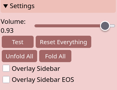 Settings