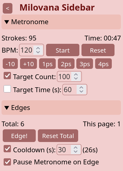 Edged Metronome