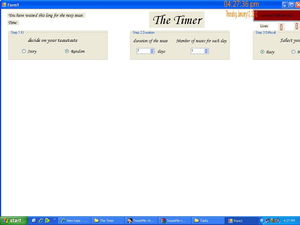 Screen shot