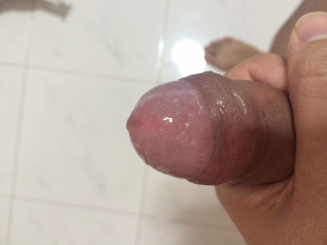 Really wet and close to cumming!