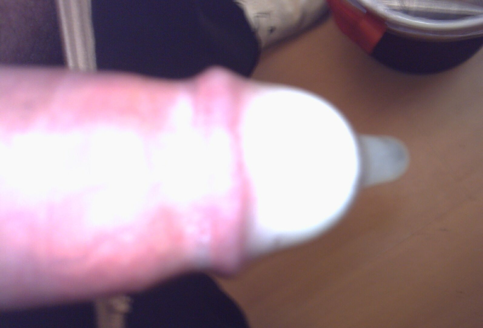 filling a condom with my precum